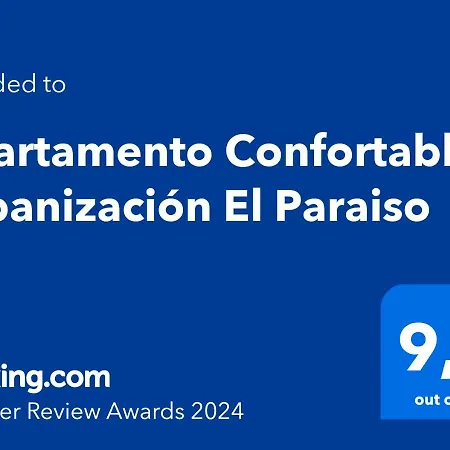 Apartment Confortable Urbanizacion El Paraiso *